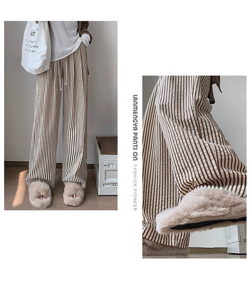 Summer Casual Stripe Loose Trousers